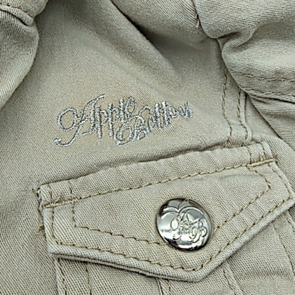 Apple Bottom Jeans baby jacket tan 10/11 XS - Picture 5 of 8